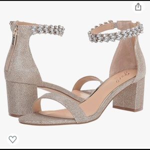 Jewel Badgley Mischka Light Gold Dress Sandal